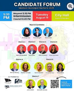 Civic groups to conduct candidate forums on Aug. 12 and 19