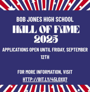 Nominations open for inductees to Bob Jones Hall of Fame
