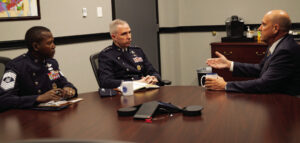 State lawmakers, local city leaders meet with Space Command leader to discuss transition