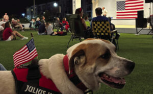 Lee Greenwood performs at Clift Farm’s Village Green