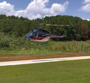 Triana Fire Department train for medical helicopter operation