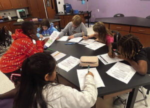 Local middle-schoolers explore collaborative learning in AVID class