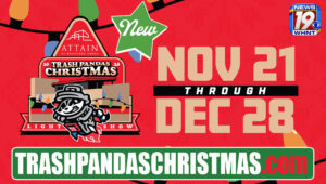 Trash Pandas to debut new Christmas light show this Friday