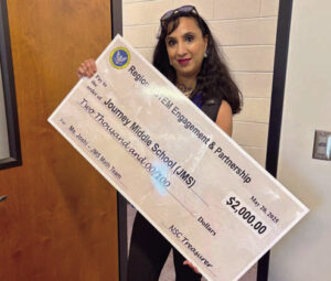 Mrinal Joshi receives $5,500 in grants for Journey Math Team