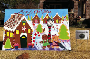 Suzette Smith creates ‘Gingerbread Lane’ for Holiday Card Lane