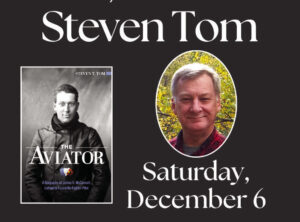 Blue Apple to host authors, an aviator, mahjong…and pound cake!