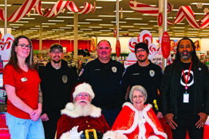 Shop with a Cop: Santa came to town, and he brought helpers