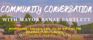 Bartlett to speak in Leadership Greater Huntsville’s ‘Community Conversation’ series in Madison