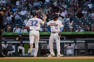 Lookouts spoil trash Pandas return home on Tuesday