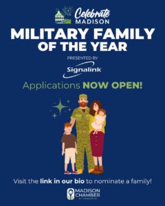 Nominations open for deserving residents as Madison’s “Military Family of the Year”