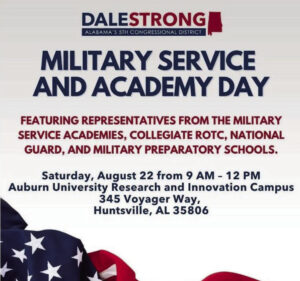 Military & Service Academy Day open to students on Aug. 22