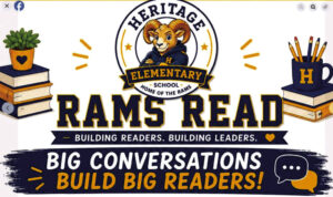 Heritage Elementary School urges parents to ‘build readers, build leaders’