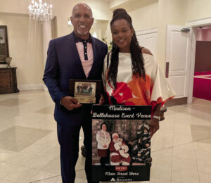 Rod and Brenda Matthews earn Main Street Hero Award for Bellehouse Venue