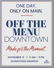 ‘Off the Menu’ to serve delectable tasting samples in downtown Madison