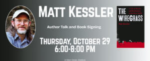 Blue Apple Books to host author Matt Kessler plus launch holiday season