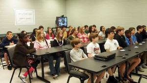A class at Liberty MIddle School. (CONTRIBUTED)