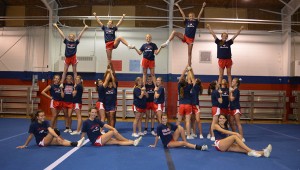 Bob Jones cheerleaders show their skills at a previous year's camp. (CONTRIBUTED)  