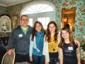 Kosovo exchange students Gent Thaci, (from left) Yllka Ibrahimi, Arvesa Studenica and Hava Jahaj have bonded with thir Madison County host families. (CONTRIBUTED)