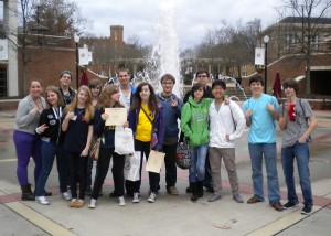 James Clemens students enjoyed visiting the University of Alabama campus for German Day. (CONTRIBUTED) 
