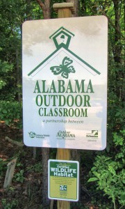 This sign recognizes the Alabama Outdoor Classroom on the Horizon Elementary School campus. (CONTRIBUTED) 