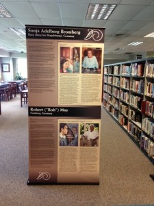 The Holocaust Museum at Bob Jones included exhibits for survivors Sonja Adelberg Bromberg and Robert May. (CONTRIBUTED) 
