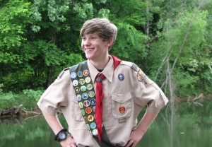 Michael Cook improved property at Hogan Family YMCA to earn his Eagle Scout rank. (CONTRIBUTED) 