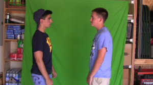 Marcos Canabal and Caleb Besaw filmed "Epic Rap Battles of Madison City." (CONTRIBUTED) 