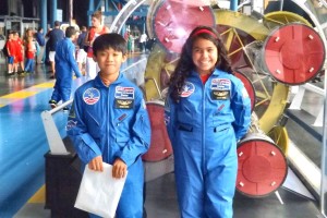 Thomas Nguyen and Claudia Vargas represented Madison and Huntsville at Space Camp. They attend Columbia Elementary School. (CONTRIBUTED) 