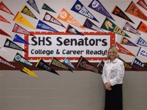 College and career counselor Dr. Sharon Clanton is thrilled that Sparkman High School is in the Top 3 Alabama schools with college-bound seniors. (CONTRIBUTED) 