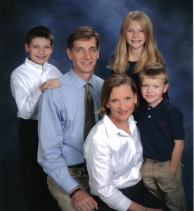 William and Emily Cook have three children -- Jack, Sarah and Davis. They are Madison's 2014 Family of the Year. (CONTRIBUTED) 