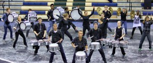 The Bob Jones Drumline rehearses its show, "The Shadows." (CONTRIBUTED)