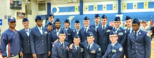 The Air Force Junior ROTC (AFJROTC) Drill Team at Bob Jones High School. (CONTRIBUTED) 