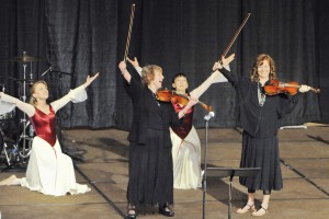 Violinists and dancers performed in a past year's Christ Our Passover celebration and banquet. (CONTRIBUTED) 