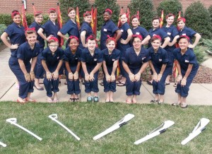 Discovery Winter Guard saluted Rosie the Riveter in their award-winning performance at Southeastern Color Guard Circuit Championships in Nashville. (CONTRIBUTED) 