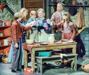 This scene shows cast members in Fantasy Playhouse's production of "A Christmas Carol." (PHOTO/JEFF WHITE PHOTOGRAPHY) 