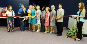 The Christian Women's Job Corps held its official ribbon cutting at Inside-Out Ministries this summer. Inside-Out founders Larry and Deborah Ward and Madison Mayor Troy Trulock were among the individuals attending the ceremony. (CONTRIBUTED) 