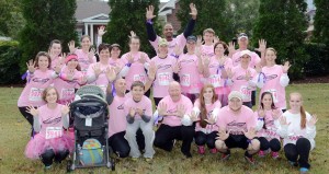 Twitch Fitness was one of the teams from Madison that participated in the 2013 Liz Hurley Ribbon Run. (CONTRIBUTED) 