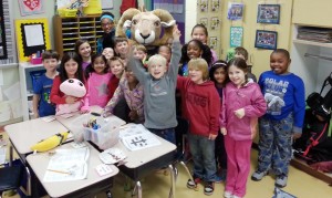 Second-graders in Danielle Dixon's class were excited during the Math-a-Thon that raised $24,162 for St. Jude Children's Research Hospital. (CONTRIBUTED) 
