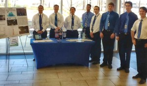 Members of the award-winning James Clemens Engineering Team are Marcos Gonzalez, from left, Cody Eberly, Austin Bartlett, Reginald Williams, Zack Holcomb, Allen King, Justin Erickson and Cory Haralson. Not pictured is Eric Bean. (CONTRIBUTED) 