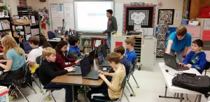 Enrichment students at West Madison Elementary School collaborated on Android apps with Bob Jones High School computer science students. (CONTRIBUTED)