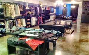Tyrone Reeves Jr. chooses men and women's apparel at designer trade shows for his store, Aroma of Madison. (CONTRIBUTED)