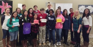 Teenagers from Bob Jones, Columbia and James Clemens high schools completed training for Student 2 Student peer mentoring, led by the Military Child Education Coalition. (CONTRIBUTED)