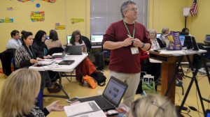 Madison educators pursued professional development with code.org and learned about relating computer concepts to younger elementary students. (CONTRIBUTED) 