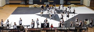 Bob Jones High School Drumline presented its show, "One Way or Another," at the Pell City Winter Premiere on Feb. 14. (Contributed/Wyndie Meyer) 