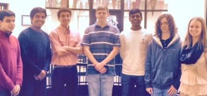 National Merit Finalists at James Clemens High School are Joshua Abreo, from left, Sunny Chennupati, Jacob Laney, Allen King, Yasanka Chalasani, Jared Kennard and Kaitlynn Krupp. (CONTRIBUTED) 