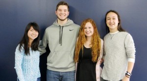 Tina Tian, from left, Max Ward, Genny Jenkins and Nathan Fox have been named candidates in the U.S. Presidential Scholars program. They attend Bob Jones High School. (CONTRIBUTED) 
