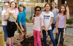 Students in Beth Bero's gifted classes at Horizon Elementary School maintain their butterfly garden. Horizon won the "Best Environmental Course or Curriculum" award for Best Environmental Education Programs (BEEP). (CONTRIBUTED) 