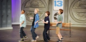 Nekhai Adams, from left, Colby Deason, Alec Dauma and Troy McMullen will perform in "13 the Musical" by Lyrique Music Productions at the Von Braun Center Playhouse on June 13-14. (CONTRIBUTED) 