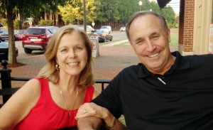 Sharon Holcombe is president of the 2015 Madison Street Festival. Originally, she volunteered on festival day to help her husband Tim Holcombe, shown with her in this photo. (CONTRIBUTED) 