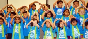 Students in the English Learners (EL) summer program perform during their closing ceremony for parents and educators. (CONTRIBUTED) 